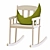Stylish SUNDVIK Rocking Chair 3D model small image 1