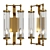 Elegant Regis Wall Sconce 3D model small image 1