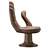 Pedro Friedeberg Hand Chair: Unique and Stylish Seating Solution 3D model small image 8
