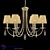 Victoria SP6 Gold/Amber Chandelier - Classic Elegance 3D model small image 5