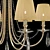 Victoria SP6 Gold/Amber Chandelier - Classic Elegance 3D model small image 7