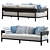 Balmain Aluminum Sofa Collection 3D model small image 3