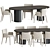 Modern Dining Set 119: Stylish & Versatile 3D model small image 2