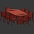 Modern Dining Set 119: Stylish & Versatile 3D model small image 5