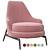 Elegant Flexform Leda Armchair 3D model small image 5