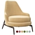 Elegant Flexform Leda Armchair 3D model small image 7