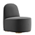 Polar Lounge Chair S: Comfort Redefined 3D model small image 1