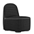 Polar Lounge Chair S: Comfort Redefined 3D model small image 6