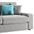 Cozy Comfort: Ikea Kivik Sofa 3D model small image 4