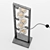 Industrial Elegance: Aiden Floor Lamp 3D model small image 2