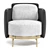 Stylish Armchair for Modern Living 3D model small image 2