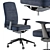 ErgoFlex Office Chair Set 3D model small image 4