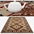 Versatile Set of 6 Rugs 3D model small image 3