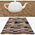 Versatile Set of 6 Rugs 3D model small image 3