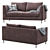 Modern Loft Sofa: Stylish and Comfortable 3D model small image 3