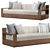 Elegant Marbella Teak Collection 3D model small image 1