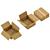 Cardboard Boxes Set, Low Poly 3D model small image 7