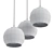 Eglo Bolsano 92762 Pendant Chandelier 3D model small image 2