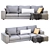 Alberta Manhattan Sofa: Modern Elegance in Perfect Dimensions 3D model small image 7
