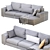 Alberta Manhattan Sofa: Modern Elegance in Perfect Dimensions 3D model small image 9