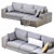 Alberta Manhattan Sofa: Modern Elegance in Perfect Dimensions 3D model small image 13