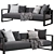  RH Outdoor Aegean Sofa 3D model small image 1