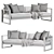  RH Outdoor Aegean Sofa 3D model small image 3