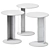 Sleek and Stylish Side Table 3D model small image 2