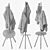 Sleek Kangleon Coat Rack 3D model small image 5