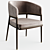 Elegant Mark Aster Dining Chair 3D model small image 1