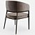 Elegant Mark Aster Dining Chair 3D model small image 4