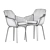 Modern Rochelle Lounge Chair 3D model small image 4