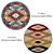 Round Rugs Collection: Set of 6 Unique Designs 3D model small image 2