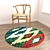 Round Rugs Collection: Set of 6 Unique Designs 3D model small image 4