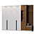 Modern Hallway Set: Sleek 16 3D model small image 2