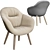 Hay Aal Soft Armchair: Modern & Comfortable 3D model small image 1
