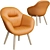 Hay Aal Soft Armchair: Modern & Comfortable 3D model small image 2