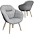 Hay Aal Soft Armchair: Modern & Comfortable 3D model small image 4