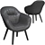 Hay Aal Soft Armchair: Modern & Comfortable 3D model small image 5