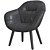Hay Aal Soft Armchair: Modern & Comfortable 3D model small image 6