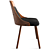 Modern Anabelle Chair: Sleek and Stylish 3D model small image 2