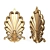 Elegant Shell Carving Decoration 3D model small image 1