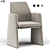 Sleek and Stylish Anthony Chair 3D model small image 1