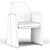 Sleek and Stylish Anthony Chair 3D model small image 5