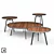 Sleek Soho Galaxy Table Set 3D model small image 1