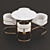 Modern Dining Set: Sleek Design, V-Ray Render 3D model small image 2