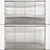 Embossed Glass Sliding Doors 3D model small image 1