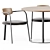 Elegant Dining Set: Thonet Table S1123 & De Castelli Via Veneto Chair 3D model small image 4