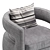 Elegant SAN MARINO Armchair 3D model small image 4