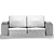 Luxurious Charisma Sofa - Giorgio Collection 3D model small image 5